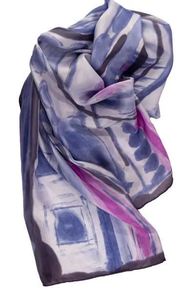 Charcoal, Denim Blue & Rose