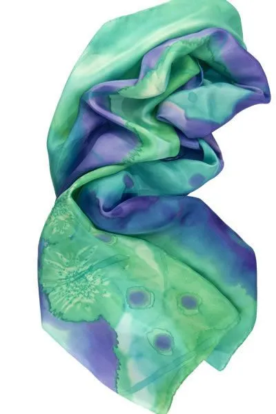 Mints & Dusty Purple Scarf