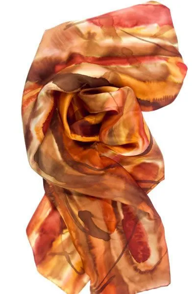 Burnt Orange, Gold & Brown