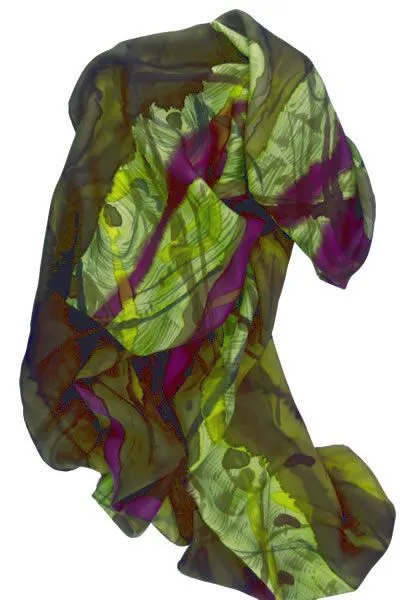 Olive, Leaf Greens & Purple Magenta