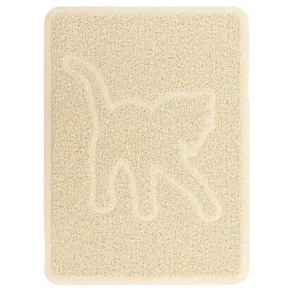 Gibson Everyday Pet Elements 18.5 x 13.78 Inch Cat Silhouette Placemat in Tan
