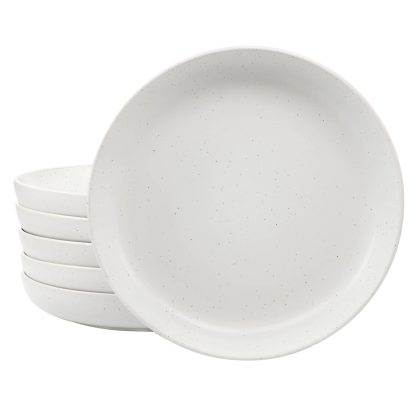 Studio 3B Mio 6 Piece 9.5 Inch Round Stoneware Bowl Set in Sea Salt