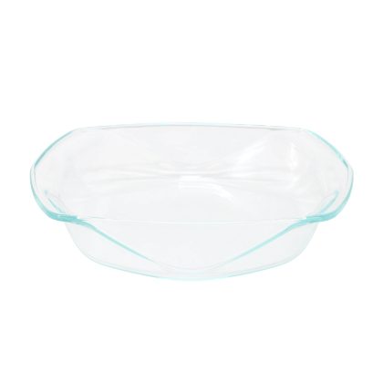 Soho Lounge Carnegie Hill 12 inch x 10 Inch x 2.6 Inch Tempered Glass Roaster Pan with Built-in Handles