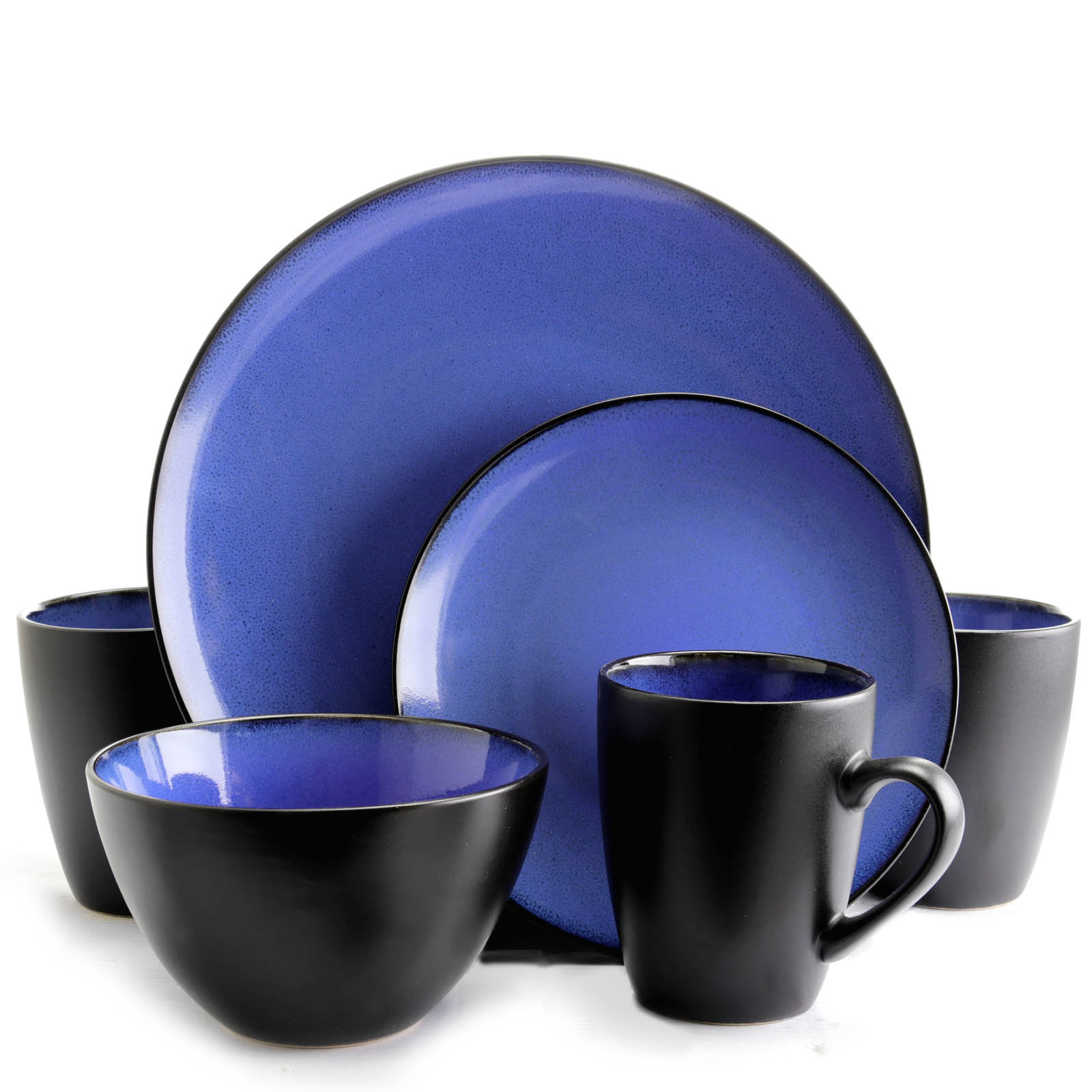 Gibson Elite Soho Lounge Round 16-Piece Dinnerware Set