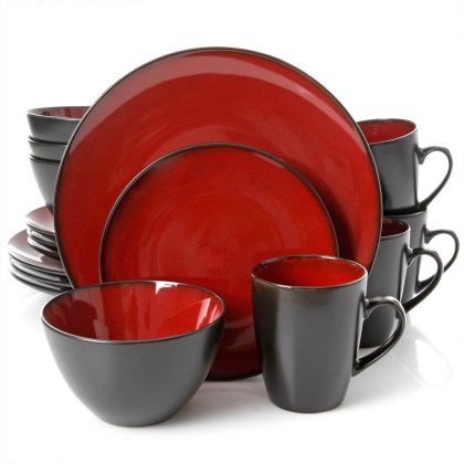 Gibson Soho Lounge Round 16-Piece Dinnerware Set