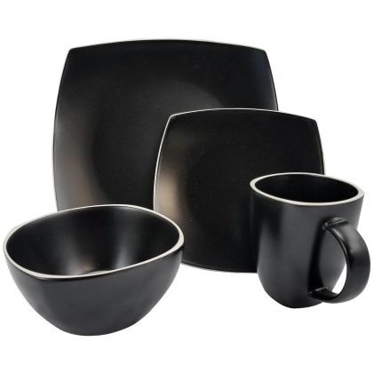 Gibson Soho Lounge Matte 16-Piece Dinnerware Set