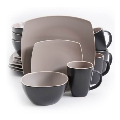 Gibson Soho Lounge Matte 16-Piece Dinnerware Set