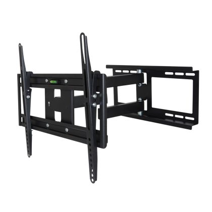 MegaMounts Full Motion Wall Mount with Bubble Level for 26 - 55 Inch LCD