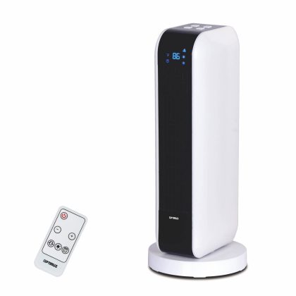 Optimus 17 in. Oscillating Tower Heater w/ Remote