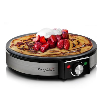 MegaChef Nonstick Crepe and Pancake Maker Breakfast Griddle
