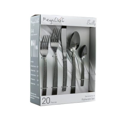 MegaChef Baily 20 Piece Flatware Utensil Set