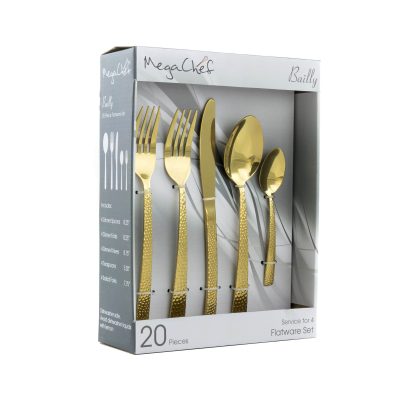 MegaChef Baily 20 Piece Flatware Utensil Set