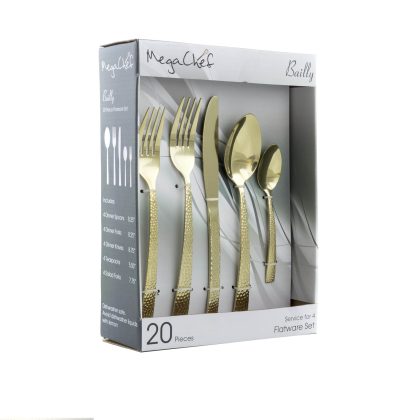 MegaChef Baily 20 Piece Flatware Utensil Set