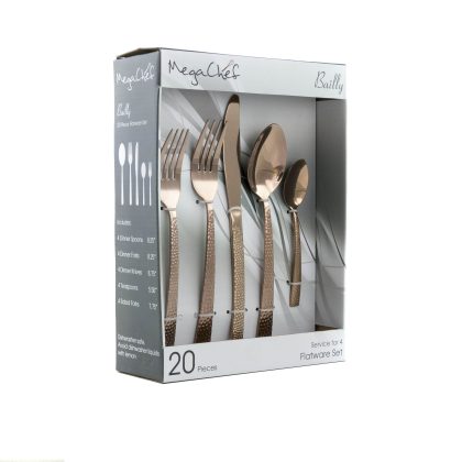 MegaChef Baily 20 Piece Flatware Utensil Set