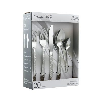 MegaChef Baily 20 Piece Flatware Utensil Set