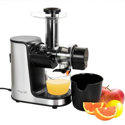 MegaChef Masticating Slow Juicer Extractor with Reverse Function