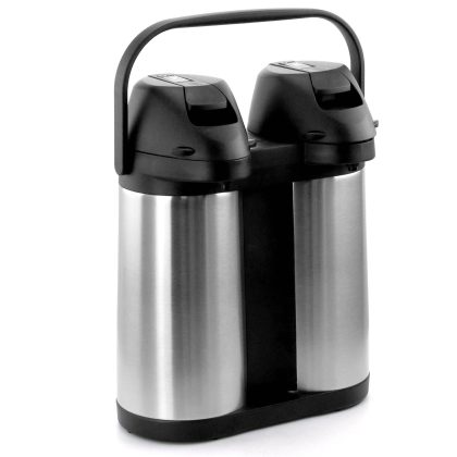 MegaChef Dual 2 Quart Stainless Steel Airpot