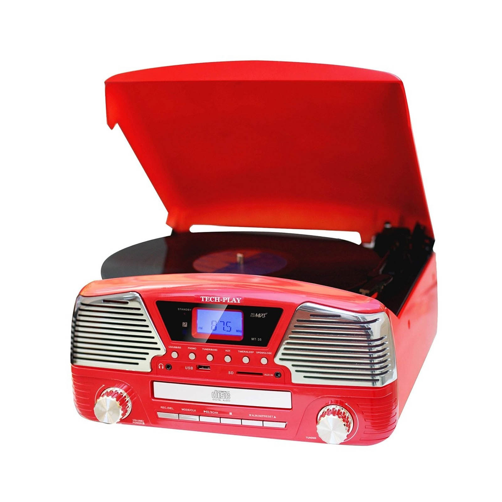 TechPlay 3 Speed Turntable