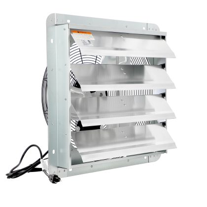 Vie Air 18 Inch Shutter Exhaust Fan with Power Cord
