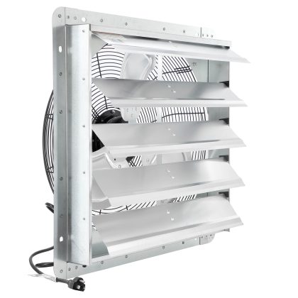 Vie Air 20 Inch Shutter Exhaust Fan with Power Cord