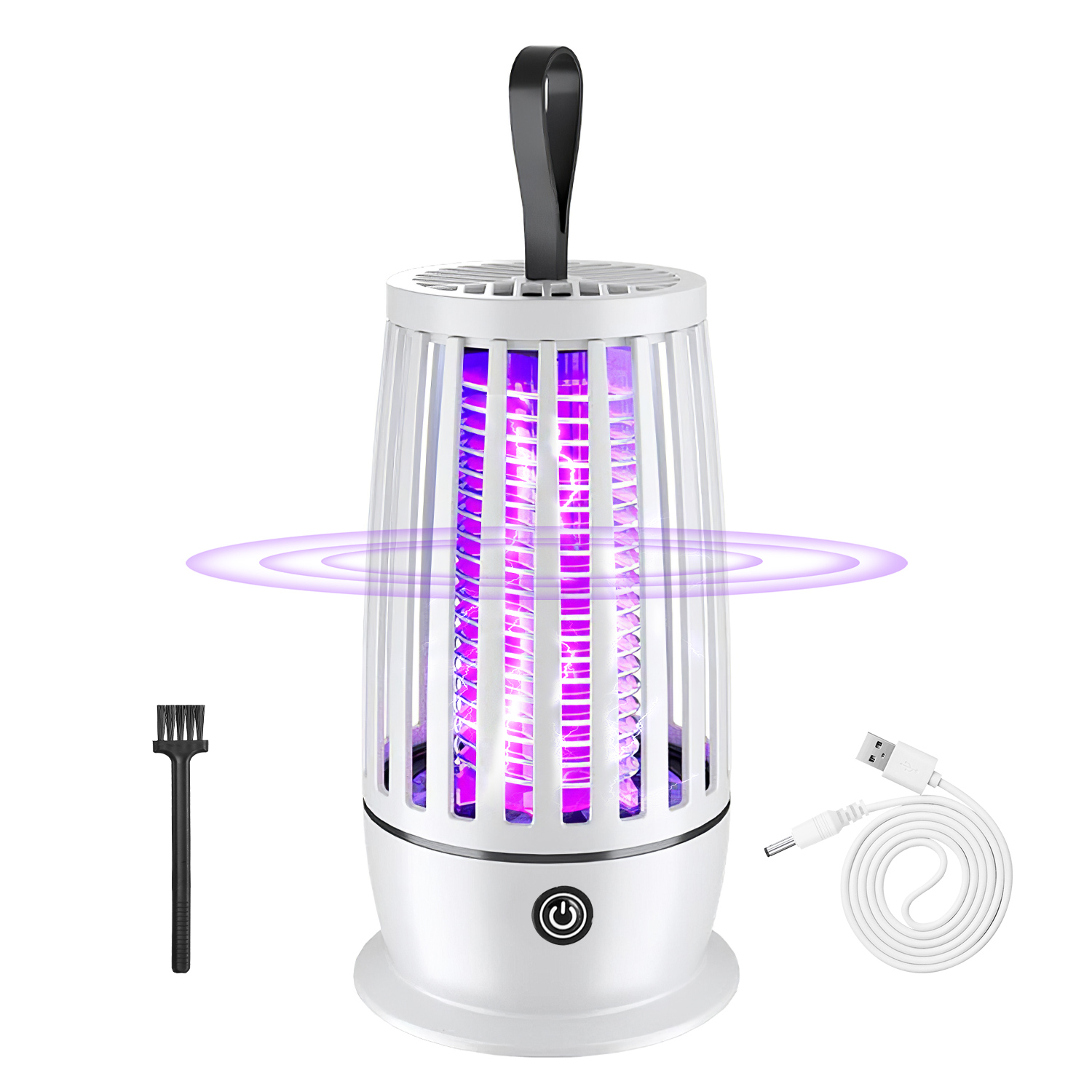 Rechargeable Mosquito Killer Lamp Bug Zapper with Night Light Strap Mosquito Catcher with Max 1615Square Feet Range UV Light for Indoor Outdoor - Image 3