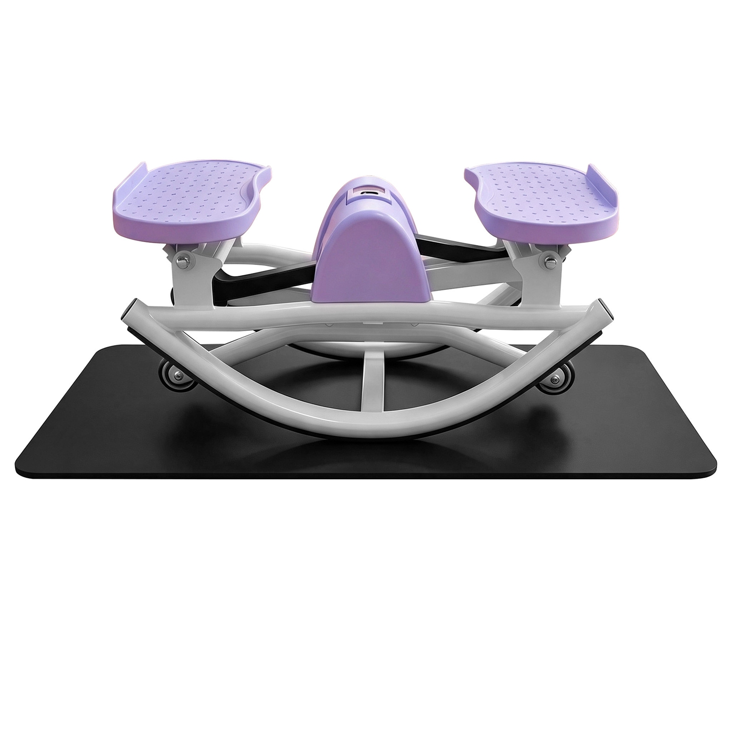 Swing Stepper Machine, Compact Mini Stepper with Resistance Bands, Non-Slip Exercise Mat & LCD Monitor, Full-Body Aerobic Fitness Step Machine for Hom - Image 3