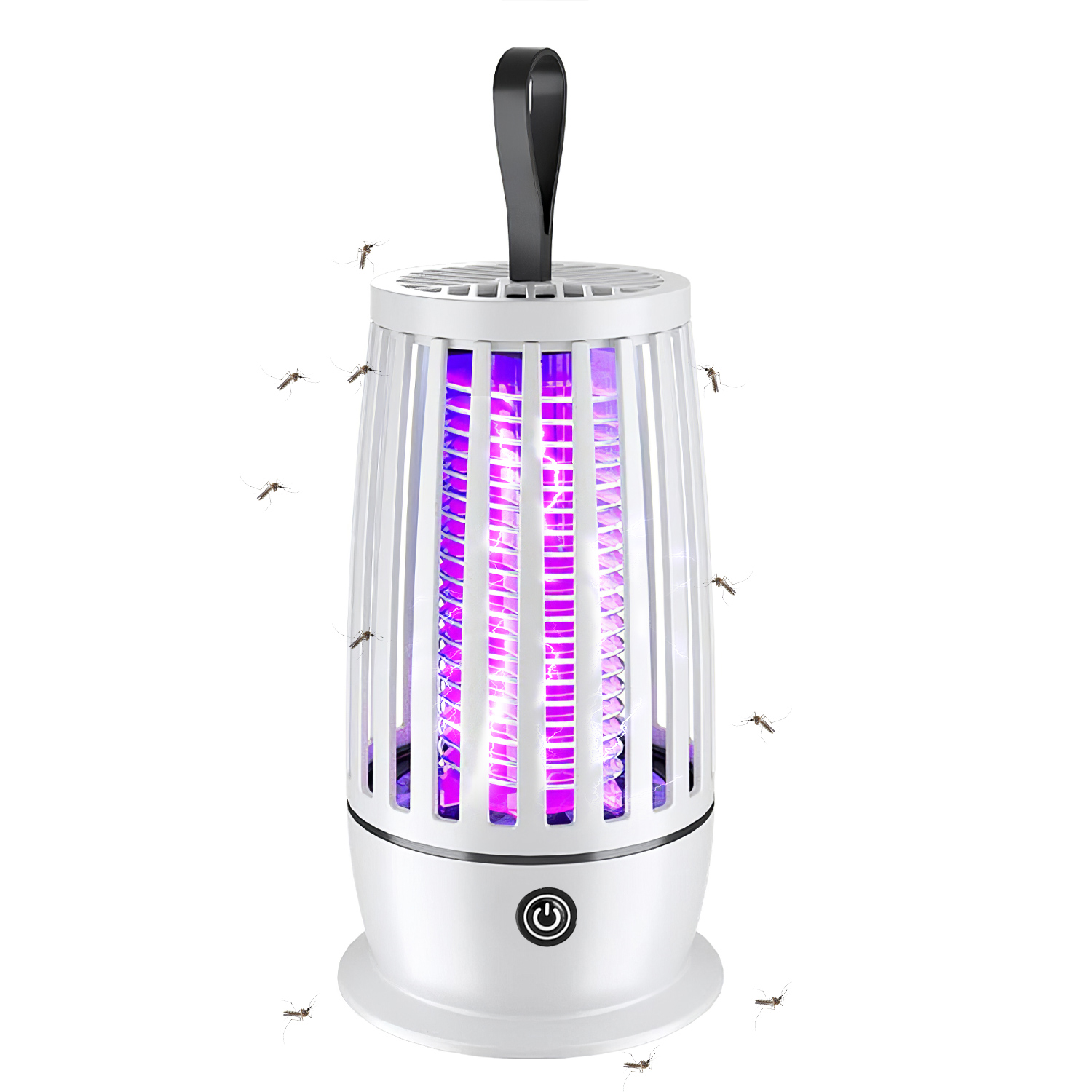 Rechargeable Mosquito Killer Lamp Bug Zapper with Night Light Strap Mosquito Catcher with Max 1615Square Feet Range UV Light for Indoor Outdoor - Image 2