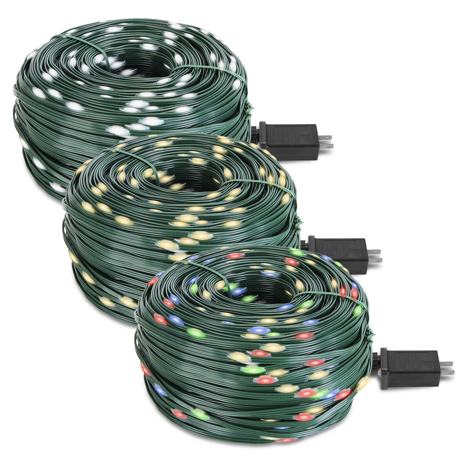 330FT 1000LED String Lights Outdoor Christmas Decoration Lights with Remote IP44 Waterproof 8 Lighting Modes 8 Brightness Timer Plug In Fairy Light Xm - Image 9