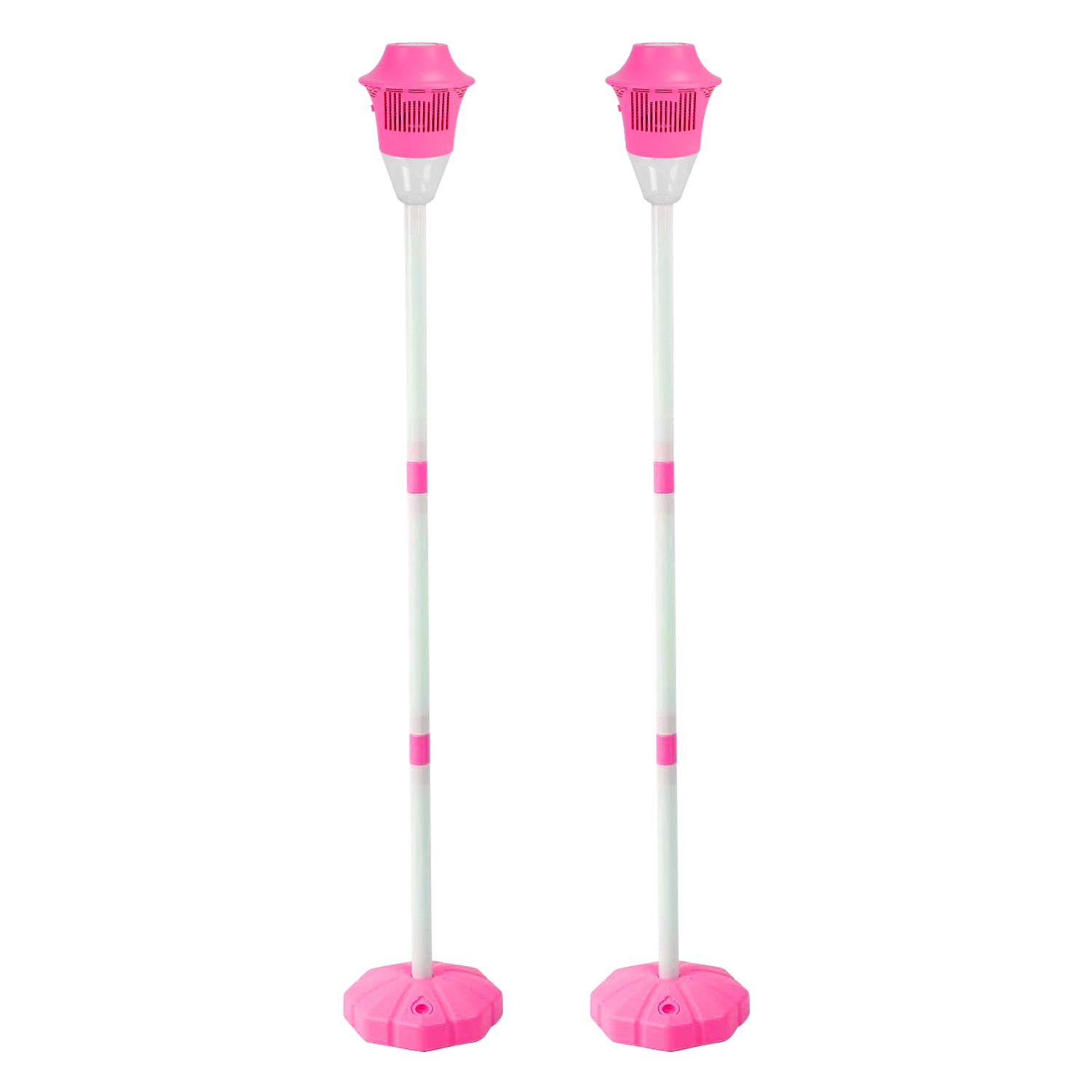 2Pack 3 In 1 Standing Bubble Machines with Colorful Lights and Music Rechargeable Bubble Maker Stands with 2 Modes 3 Adjustable Height for Party Weddi - Image 4