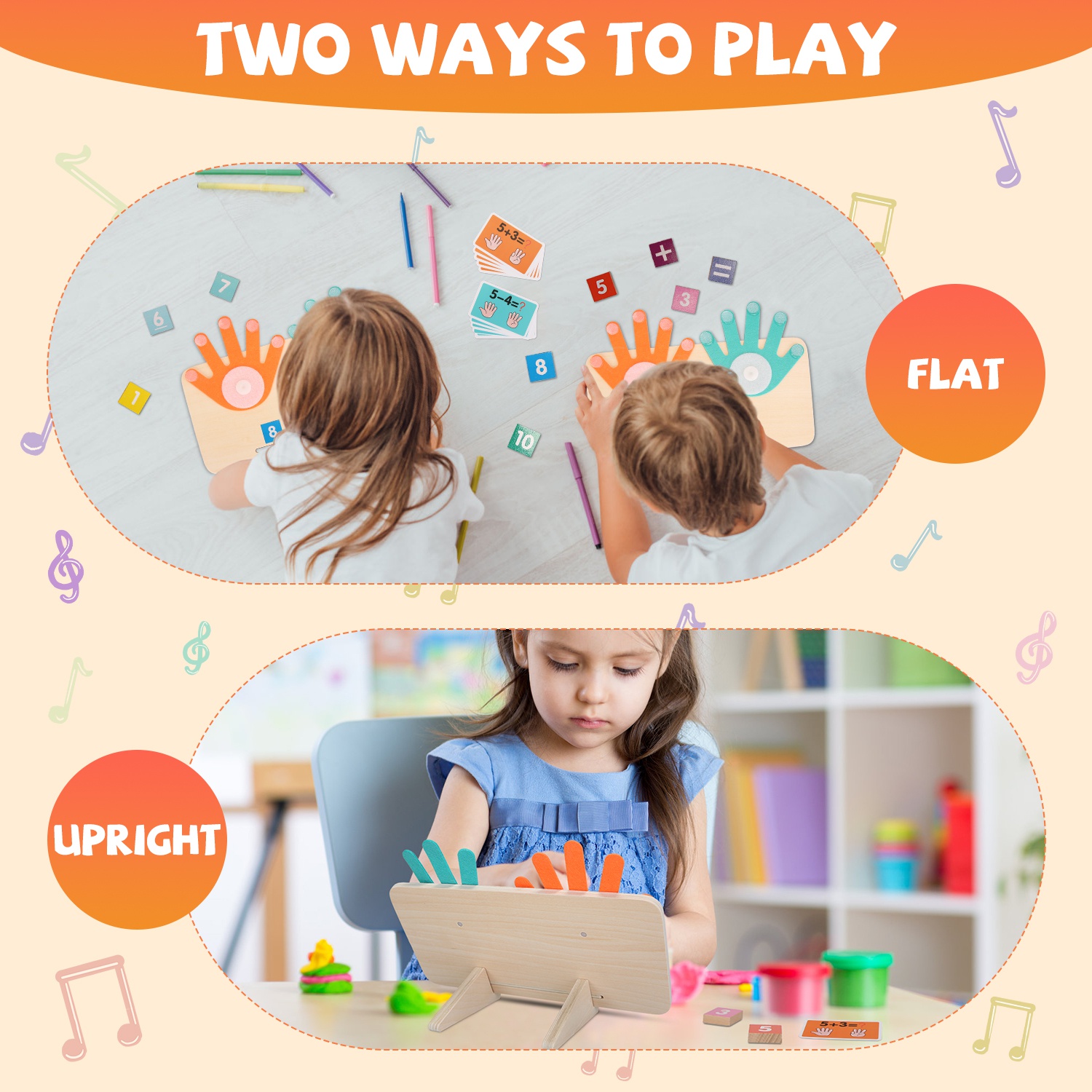 Talking Flash Cards and Finger Counting Math Board Interactive Learning Toys for Kids Aged 3+ Number Alphabet Words Song Learning - Image 10