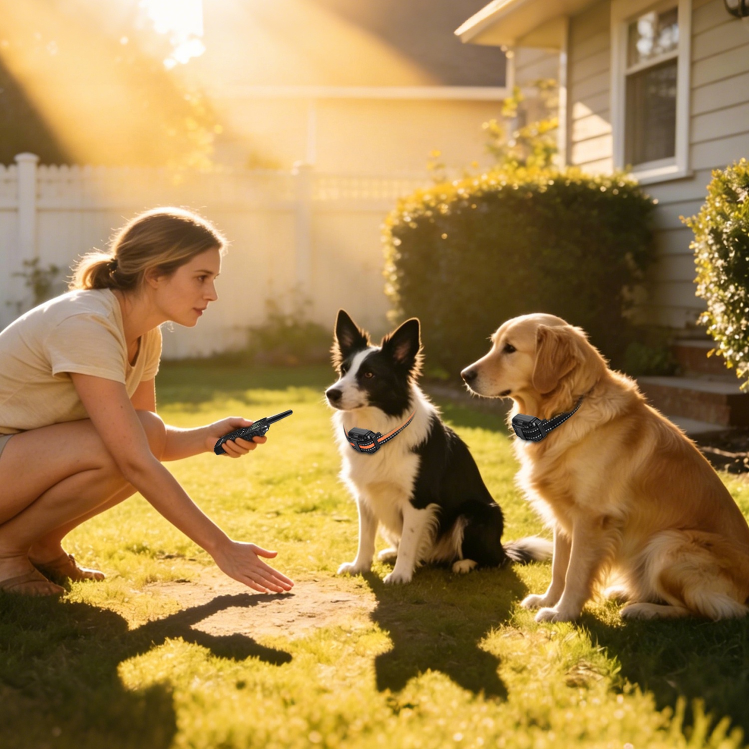 Dog Training Collar with Remote Rechargeable Dog Training Collar IP68 Waterproof with 4 Training Modes 3 Channels for Medium and Small Dogs - Image 10