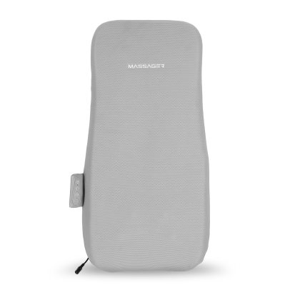 Full Back Massager With Rolling Kneading Nodes Soothing Heating 3D Deep Tissue Shiatsu Chair Massage Pad For Lumbar Upper Lower Back Gift For Women Me